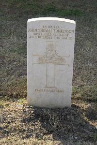 Ismailia War Memorial Cemetery - Tomkinson, John Thomas
